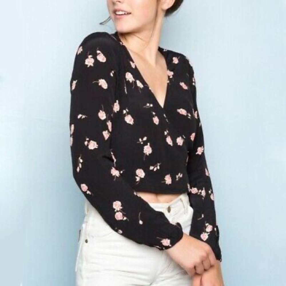Brandy Melville coco wrap top